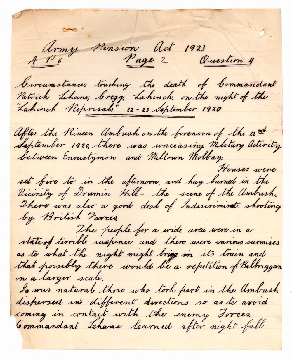 1 D470 A Patrick Lehane 70