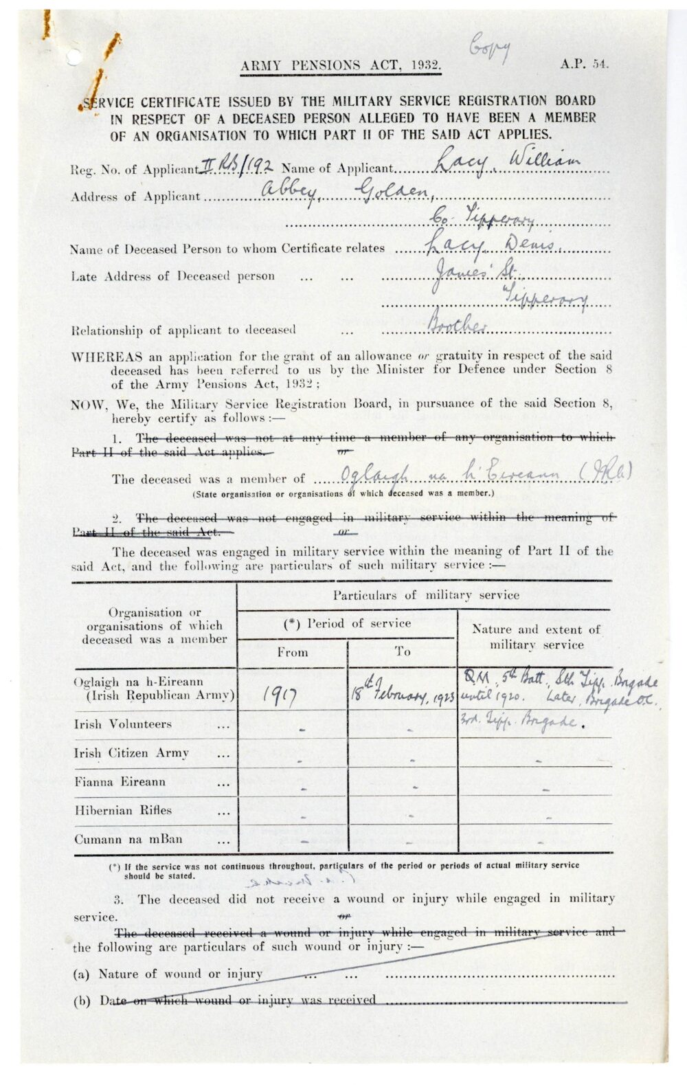 2 RB192 Denis Lacey 8