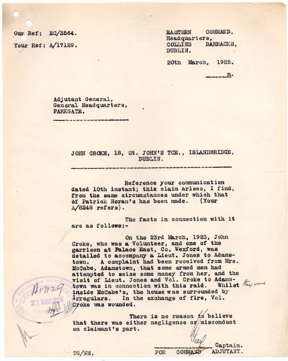 4 P1168 John Croke 68