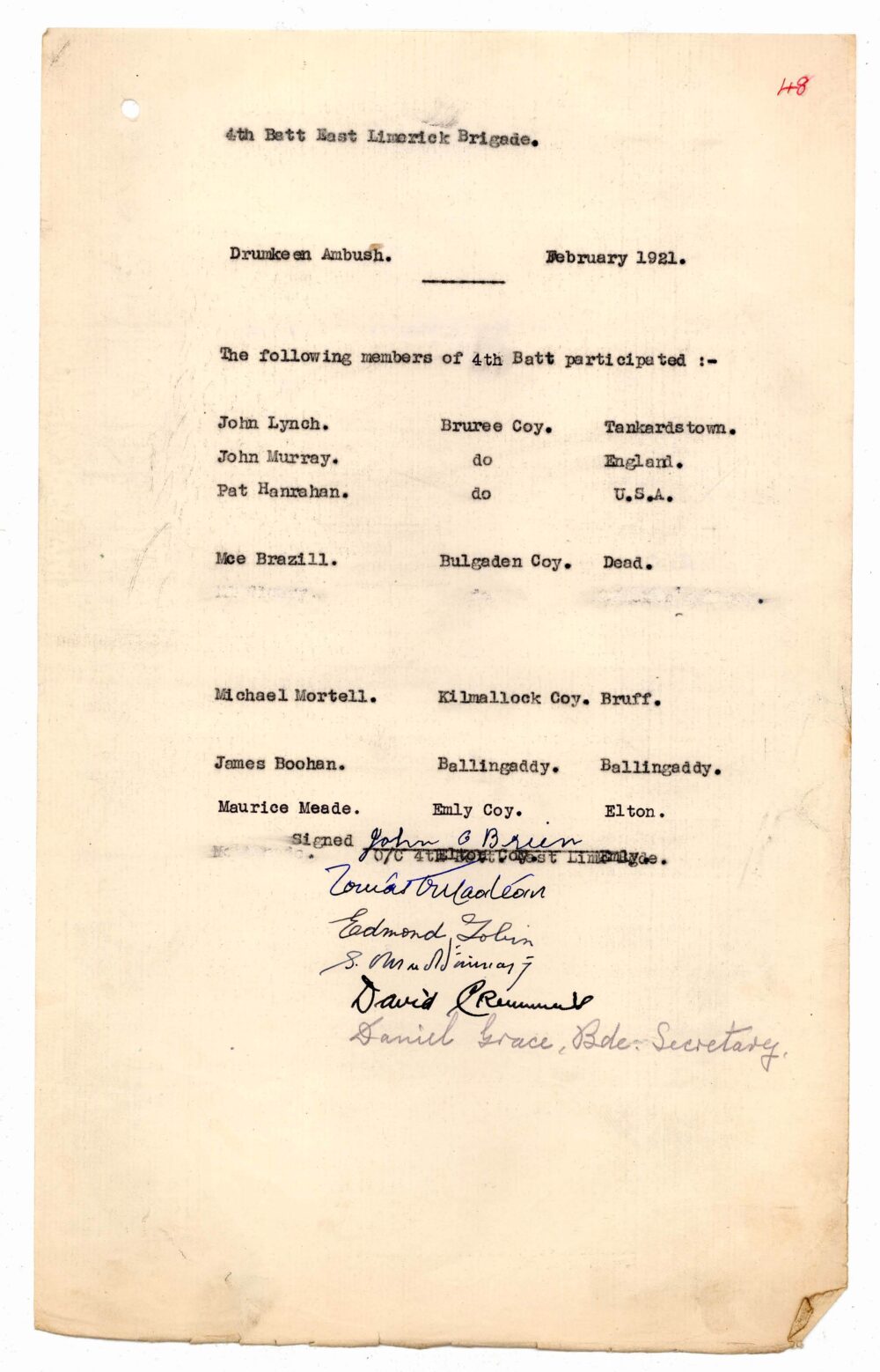 A11 EAST LIMERICK BRIGADE ACTIVITIES 1of2 70