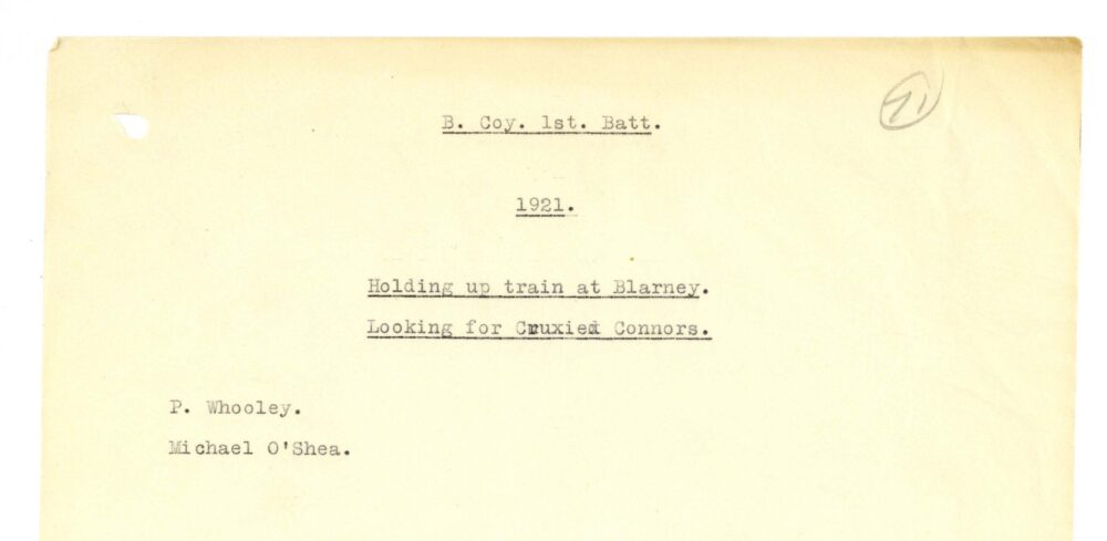 A1 B Company 1 Batalion 1 Cork Brigade 72