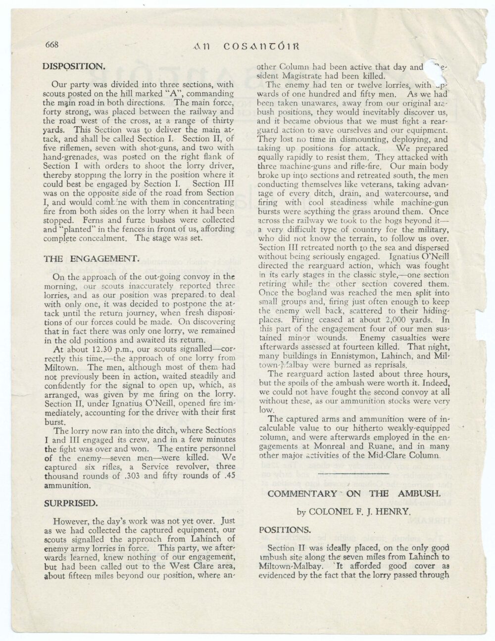 A23 Mid Clare Brigade 183