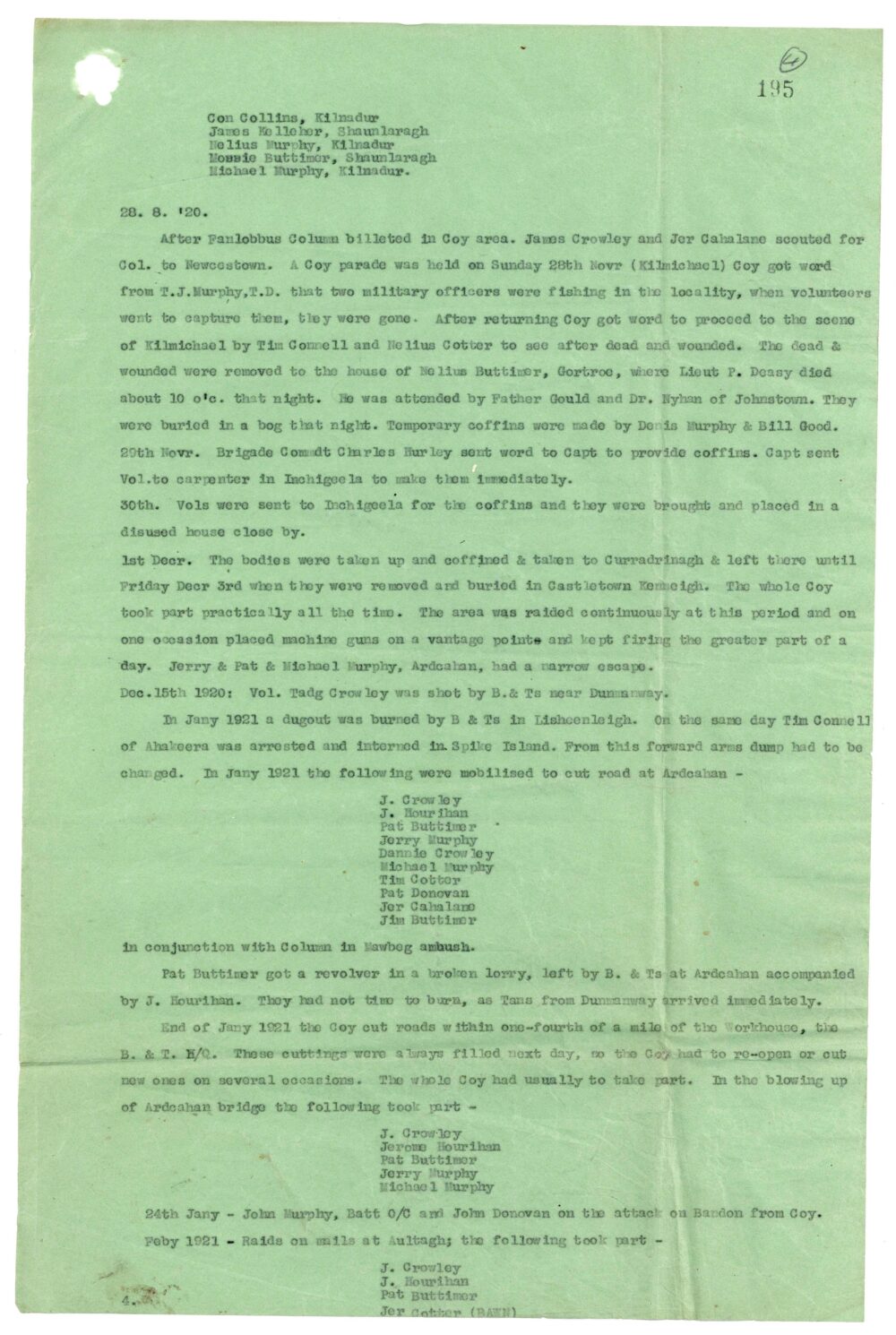 A3 3 3 and 4 Battalions 3 Cork Brigade jpg 7