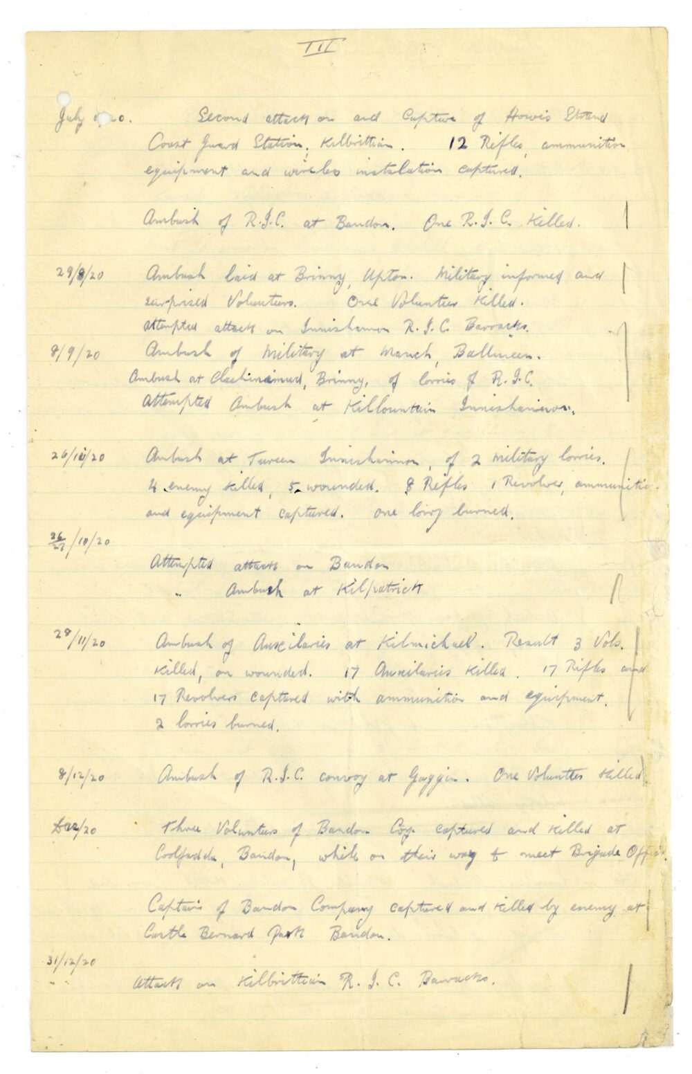 A3 7 3 Cork Brigade Old Records jpg 4