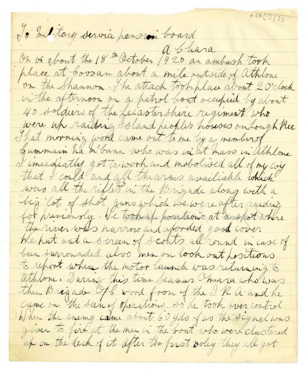 A68 1 Athlone Brigade Coosan 1