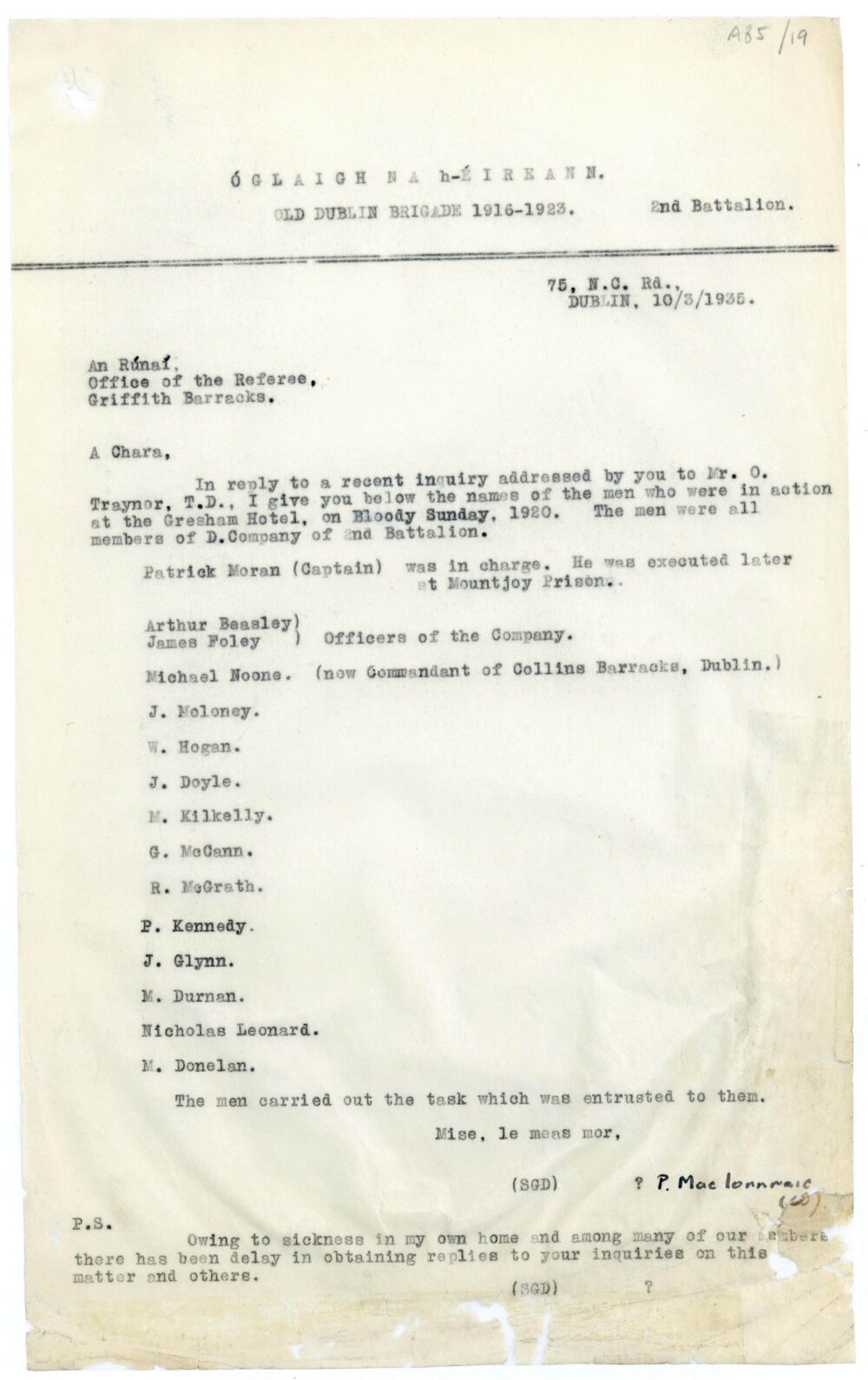 A85 Dublin Brigade pg 21