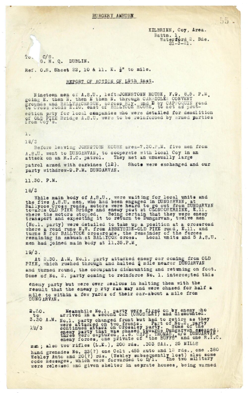 A9 Waterford Brigade 87