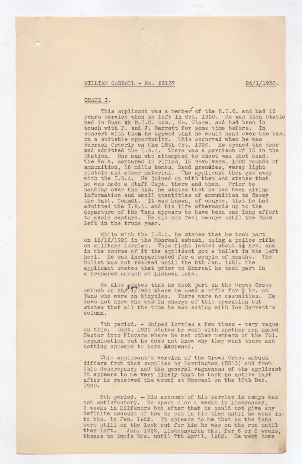 MSP34 REF23137 William Carroll 28