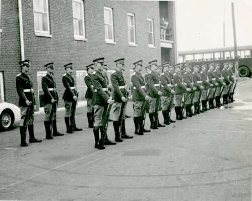 Photograph taken by battalion photographer, 1st Battalion 3rd Infantry (Old Guard), US Army on the day of Kennedy's funeral.
