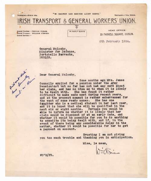 Extract from 1D178 James Connolly pg 13